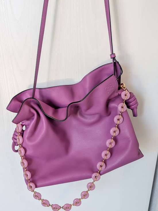 Loewe Handbags - Loewe Pink Flamenco Medium Shoulder Bag